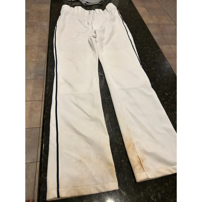 White Men's Adult Mizuno (Used) Game Pants