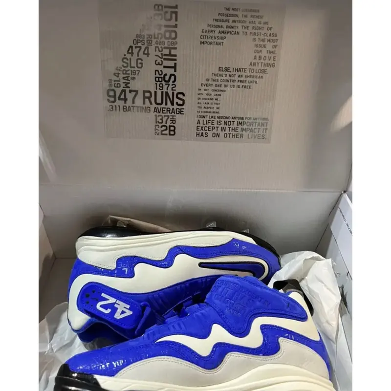 Nike Air Griffey Max 1 Jackie Robinson 42 Baseball Cleats SIZE 13 DC9980-100
