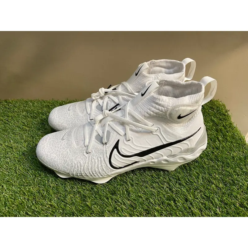 *SOLD* Men Nike Alpha Huarache NXT White Metal Baseball Cleats DJ6517-100 Size 10 NEW