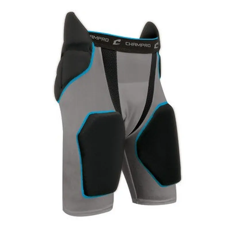 New CHAMPRO TRI-FLEX 5-PAD INTEGRATED GIRDLE Black Adult MD 11506-CHPFPGU6ABM