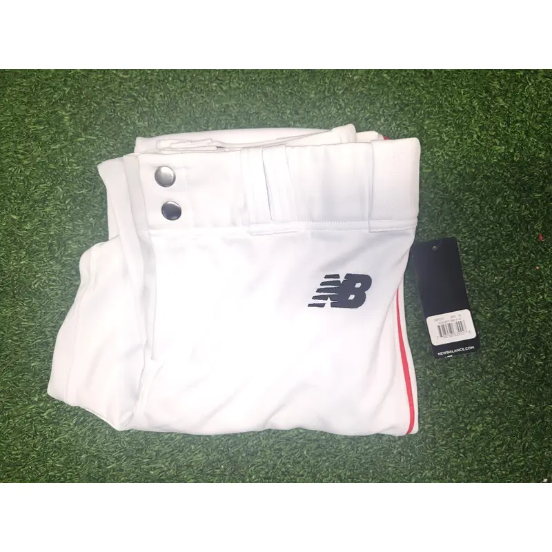 White Unisex Youth Medium New Balance Game Pants (New)