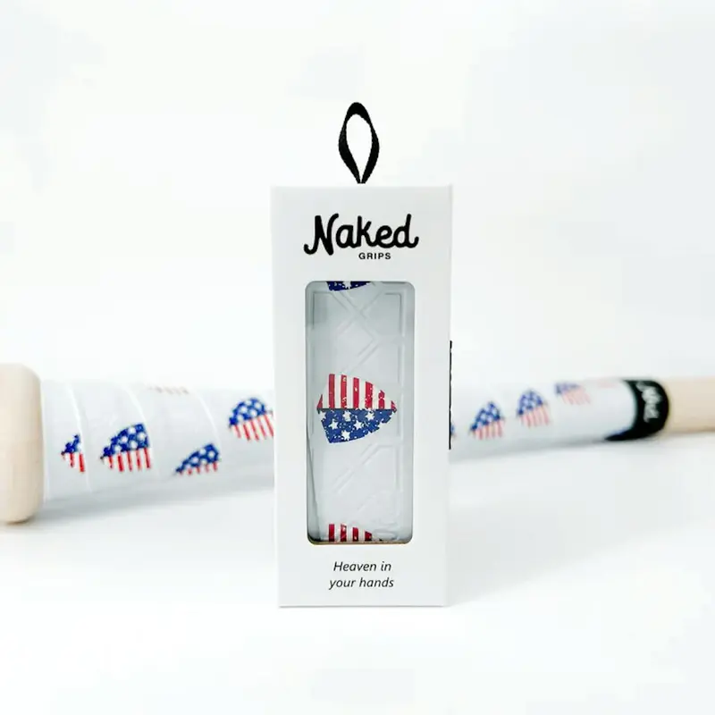 New Naked Grips 1.0mm Bat Grip Patriot 11506-50N10PATRIOT