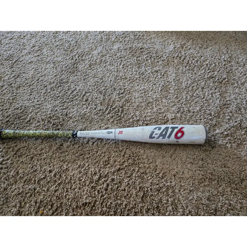 Used 2015 Marucci CAT6 USSSA Certified Bat (-8) Alloy 22 oz 30"