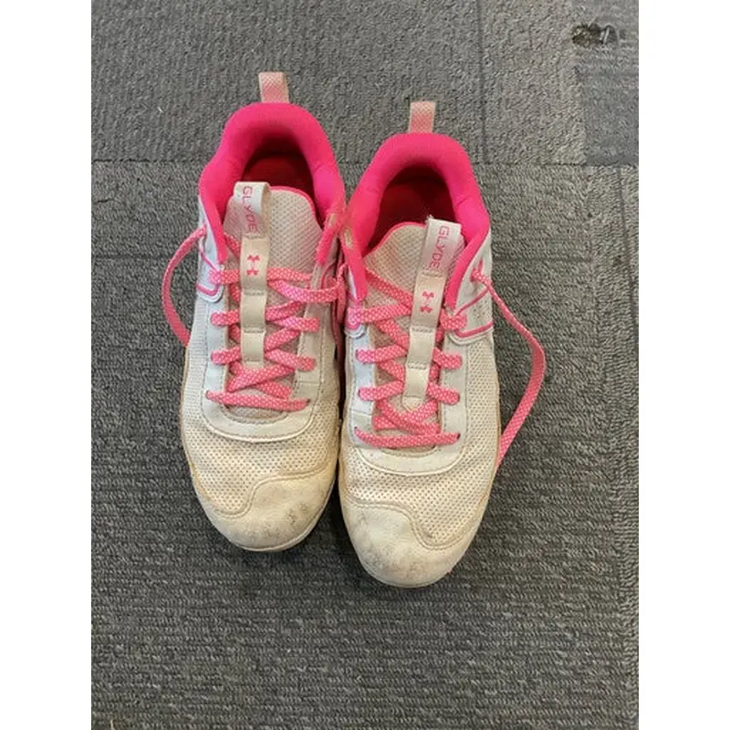 Used Under Armour GLYDE BB/SB Cleats White Junior 04 11614-S000219599