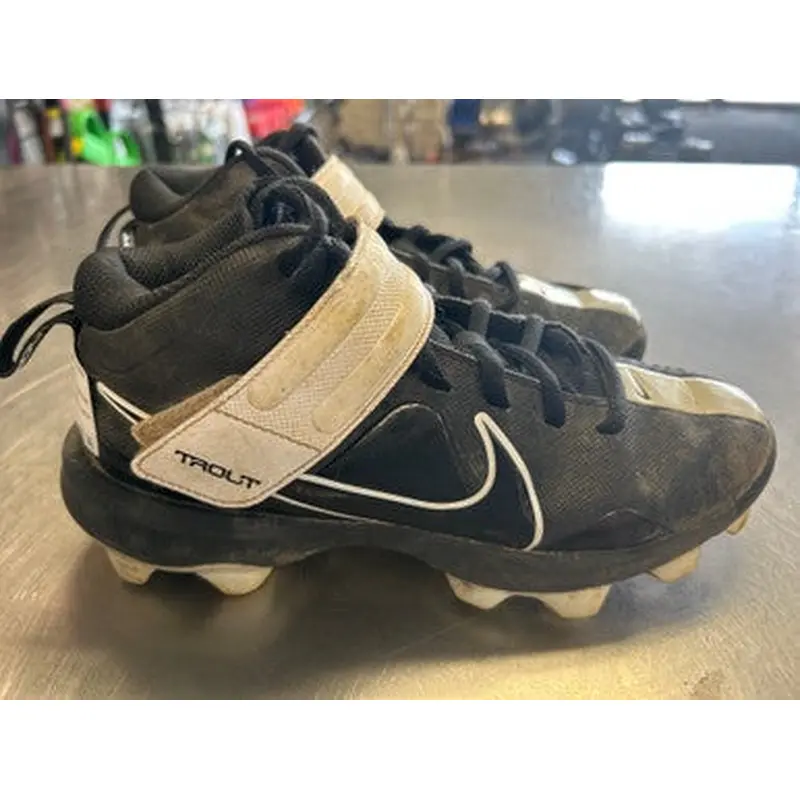 Used Nike TROUT BB/SB Cleats Black Junior 04 11868-S000063671