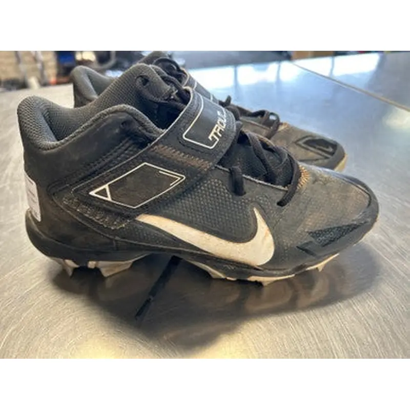 Used Nike TROUT BB/SB Cleats Black Junior 06 11868-S000063609
