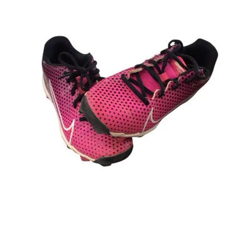 Used Nike SOFTBALL CLEATS BB/SB Cleats Pink Junior 05 11760-S000080197