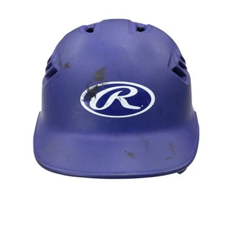 Used Rawlings 6 7/8 - 7 5/8 Batting Helmet No Mask Royal Blue MD 11760-S000079768