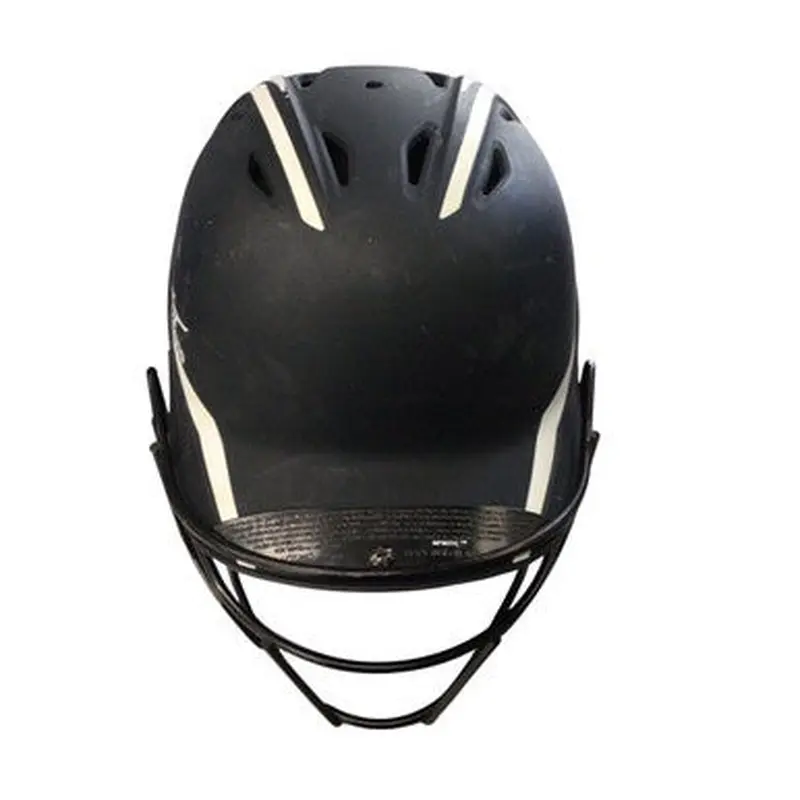 Used Mizuno BATTING HELMET W/ MASK Batting Helmet w/Mask Black S/M 11760-S000079598