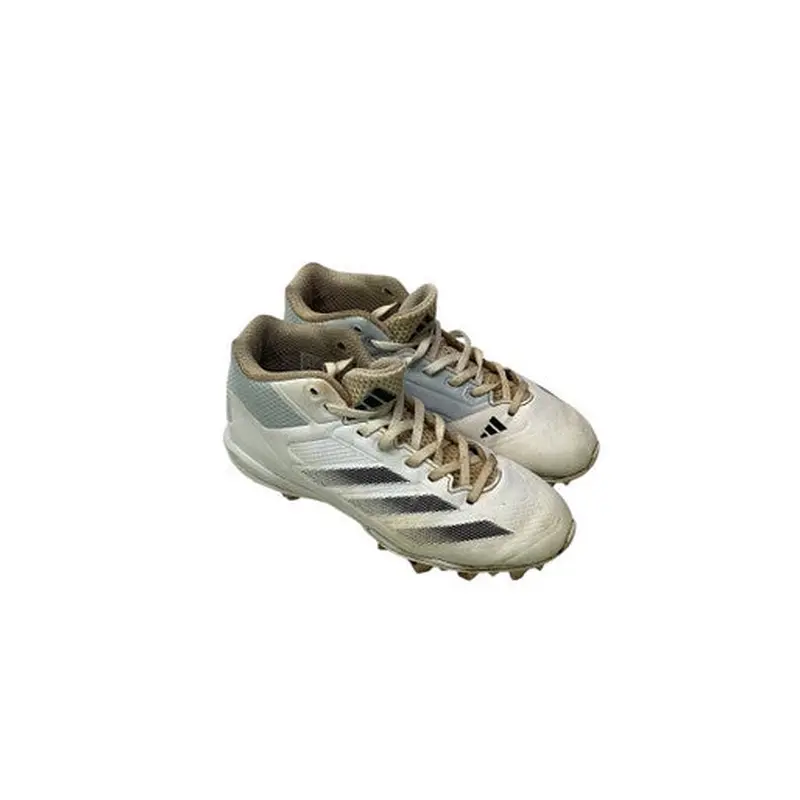 Used Adidas ADIZER0 IMPACT BB/SB Cleats White Junior 04.5 11347-S000250786