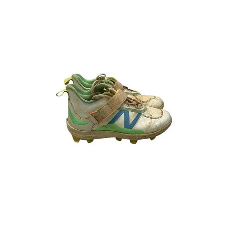 Used New Balance HIGHTOP CLEATS BB/SB Cleats White Junior 05 11347-S000239042