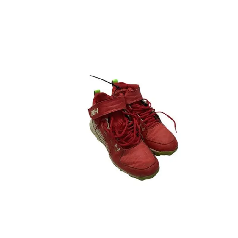 Used Under Armour BH BASEBALL CLEATS BB/SB Cleats Red Junior 02.5 11347-S000253980