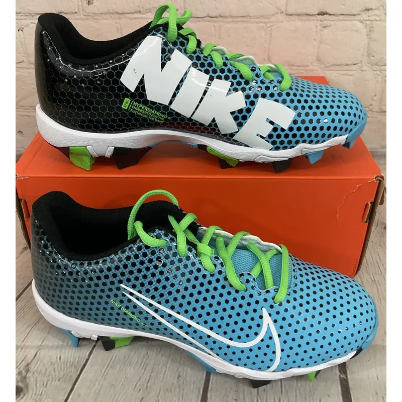 Nike CZ5919-002 W Hyperdiamond 4 Keystone GG Softball Cleats Black Blue US 4.5Y