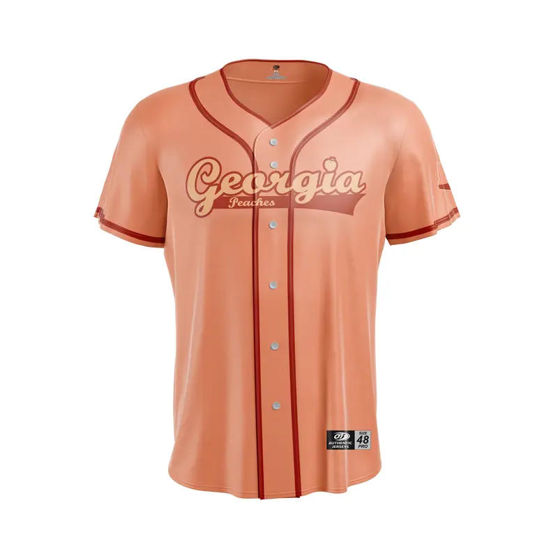 Gwinnett Stripers OT Sports Replica Georgia Peaches Jersey