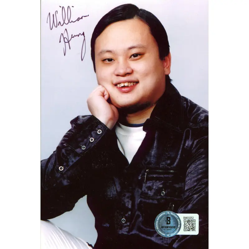 William Hung Actor Authentic Signed 4x6 Photo Autographed BAS #BM03252
