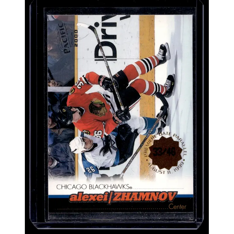 1999-00 Pacific - Premiere Date - Alexei Zhamnov #98 /46