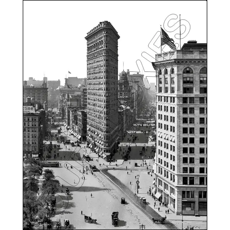 1908 New York Flat Iron Building 8X10 Photo - 2558