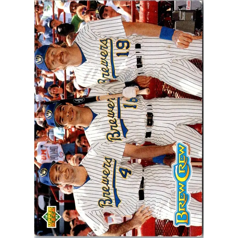 1993 Upper Deck Paul Molitor/Pat Listach/Robin Yount #43