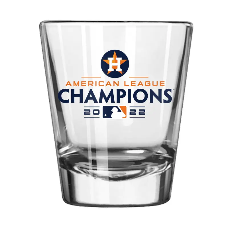 Houston Astros League Champs 2oz Shot Glass