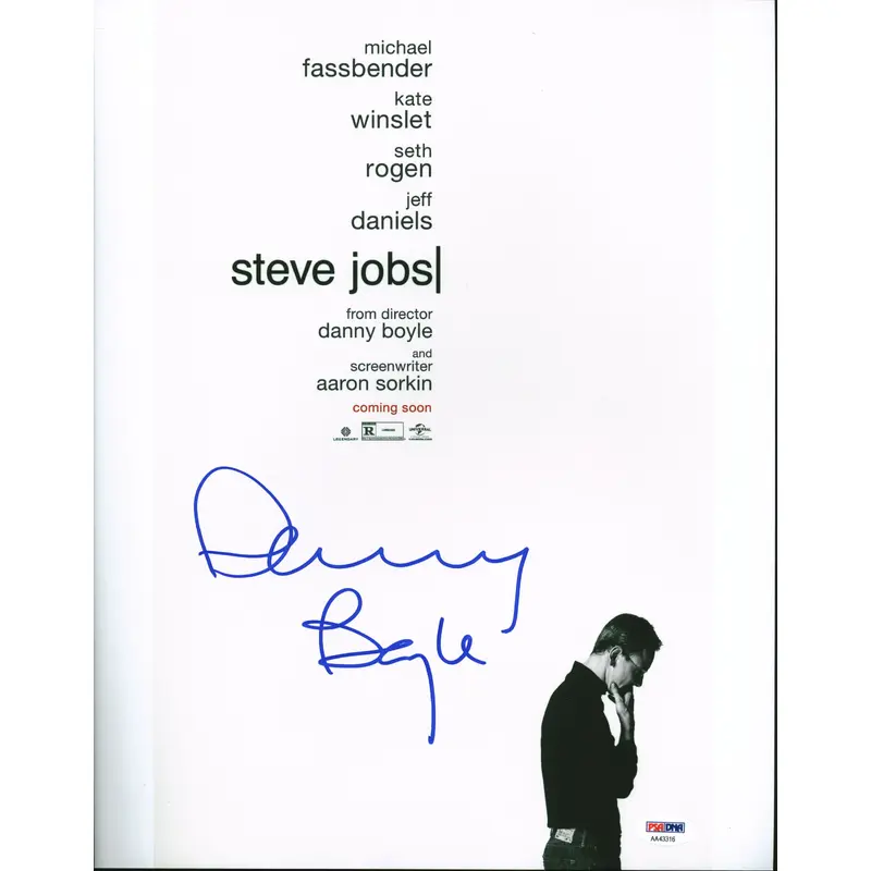 Danny Boyle Steve Jobs Authentic Signed 11x14 Photo Autographed PSA/DNA #AA43316