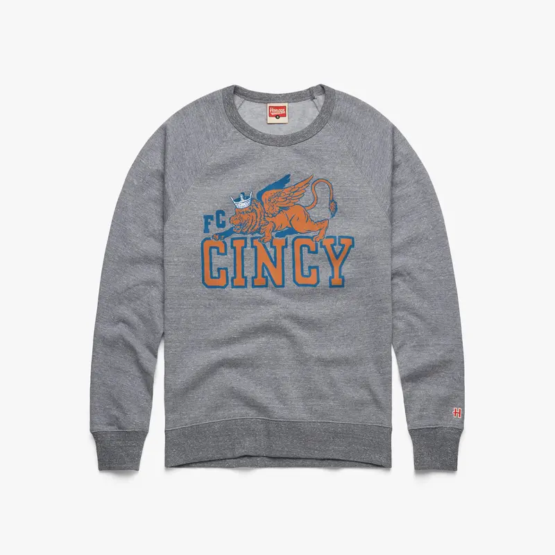 FC Cincy Lion And Crown Crewneck