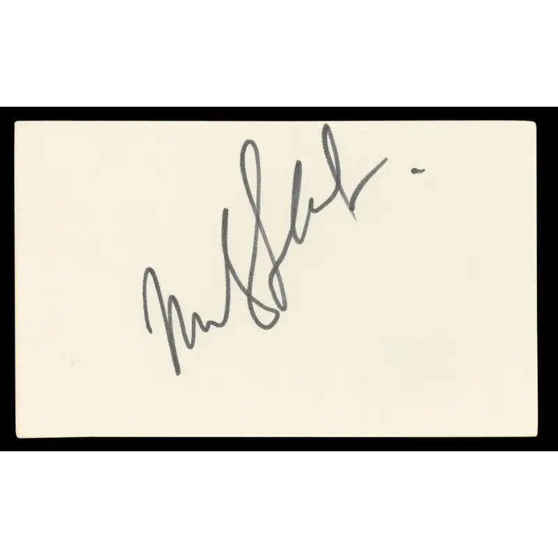 Martin Short Three Amigos! Authentic Signed 3x5 Index Card BAS #BL98506
