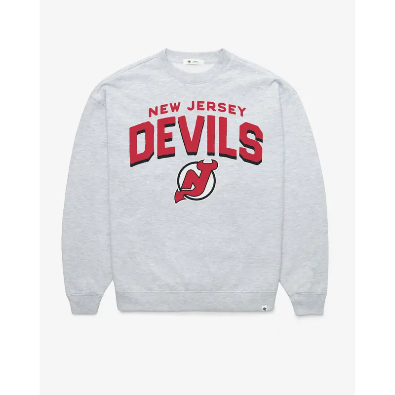 NEW JERSEY DEVILS CAMPUS ARCH CLOUD '47 OVERSIZED CREW WOMENS