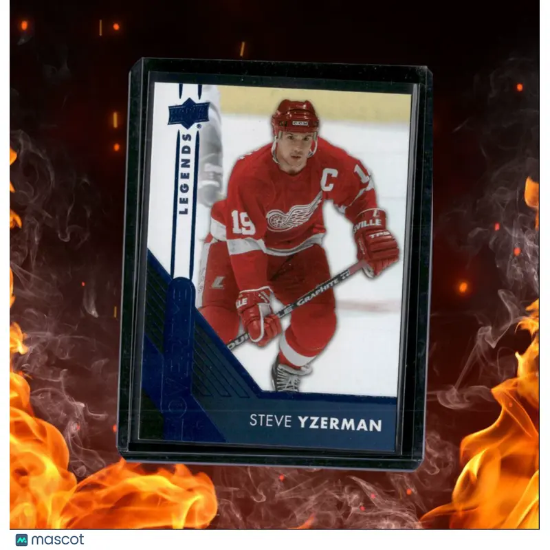 2016-17 Upper Deck Overtime Steve Yzerman Legends Blue #43