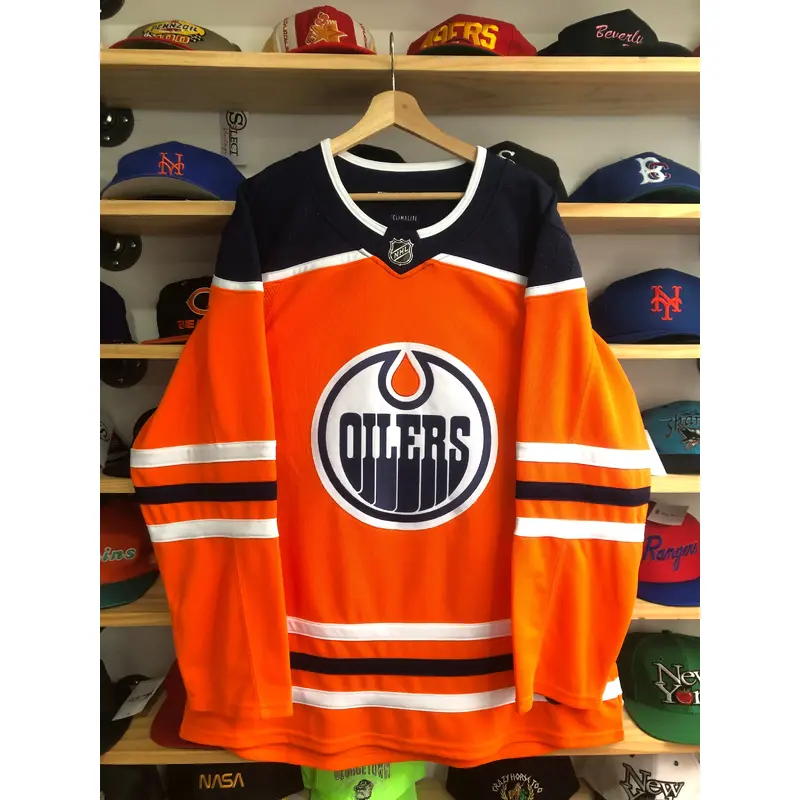 2018 Adidas Edmonton Oilers Authentic Blank Jersey Size 54