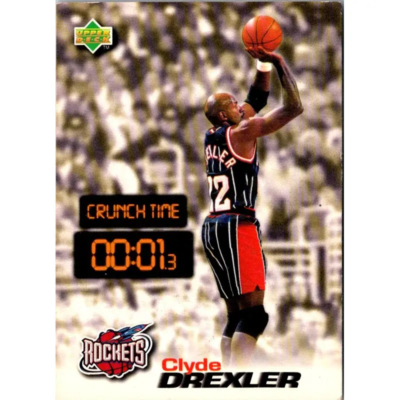 1997 Upper Deck Nestle Crunch Time Clyde Drexler #CT32