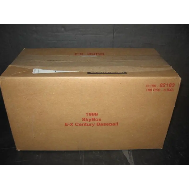 1999 Skybox E-X Century Baseball Case (Hobby) (6 Box)