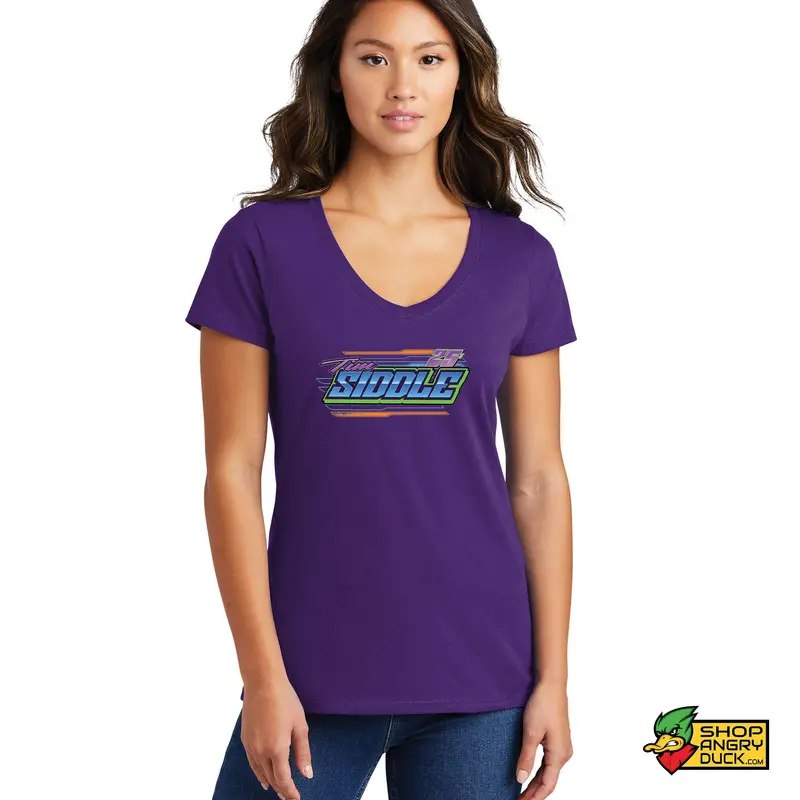 Tim Siddle Ladies V-Neck T-Shirt