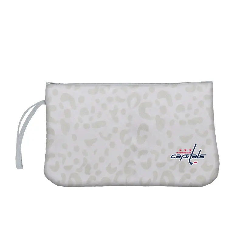 Washington Capitals Leopard Print Wristlet