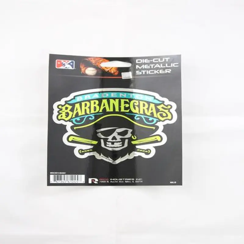 Bradenton Barbanegras Metallic Sticker