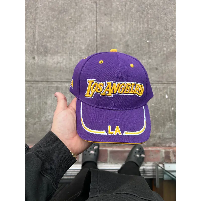 Vintage 2000s Los Angeles Lakers Velcro Back Hat