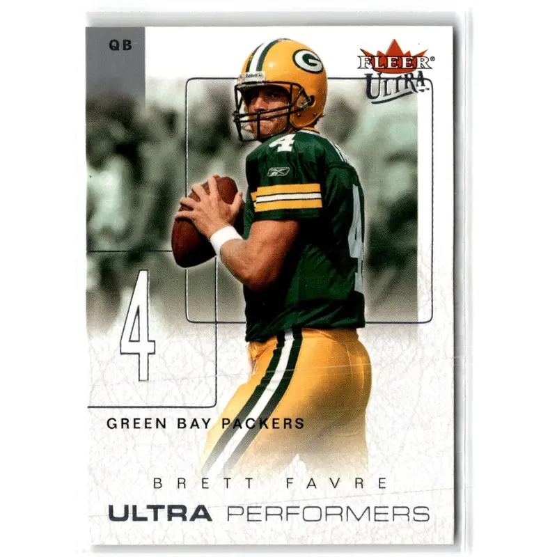 2004 Ultra Performers Brett Favre #9 UP