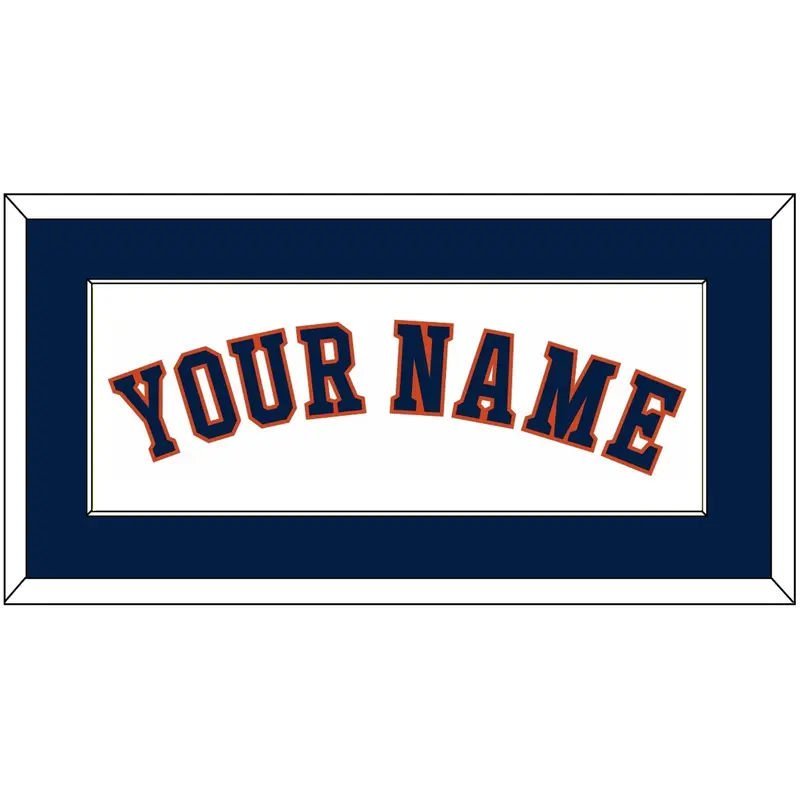 Houston Name - Home White - Single Mat 1