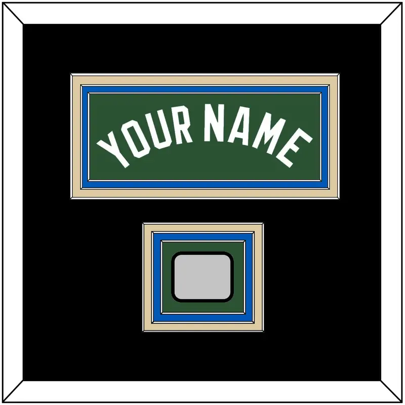 Milwaukee Name & Champions Patch - Green Icon - Triple Mat 3
