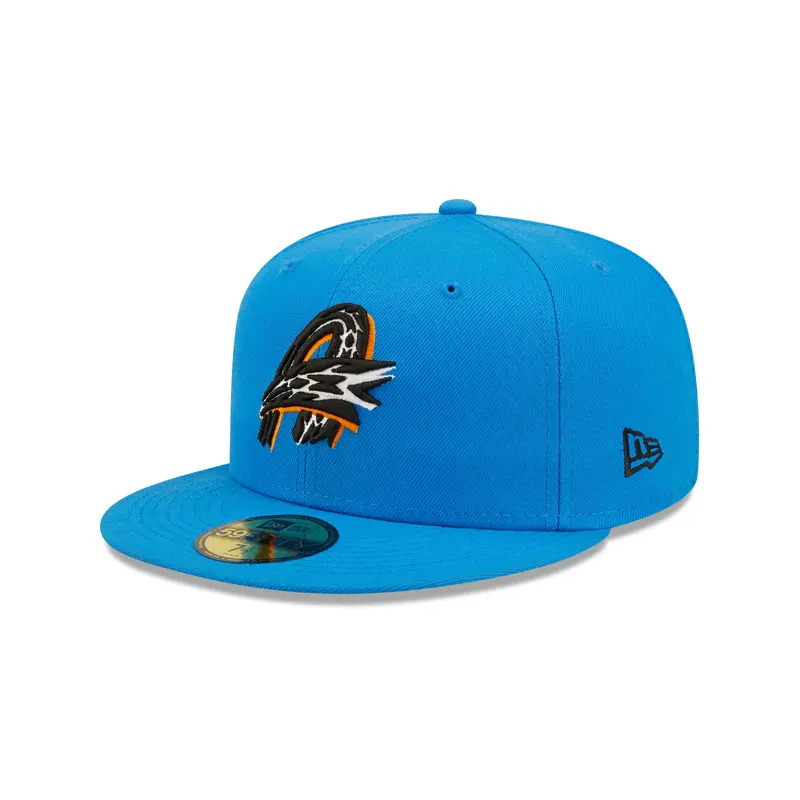 New Era - 59fifty Fitted - MiLB - AC Perf - Akron Rubber Ducks - Blue