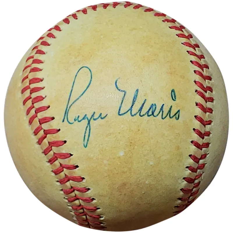 Roger Maris Autographed Baseball - JSA Full Letter