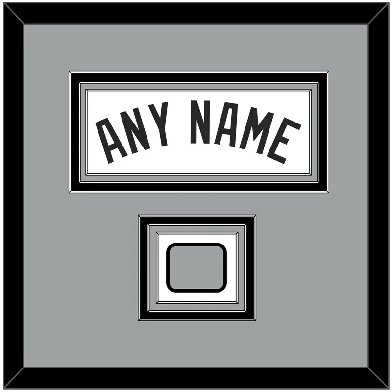 San Antonio Name & Finals Patch - Home White (1989-2002) - Triple Mat 3