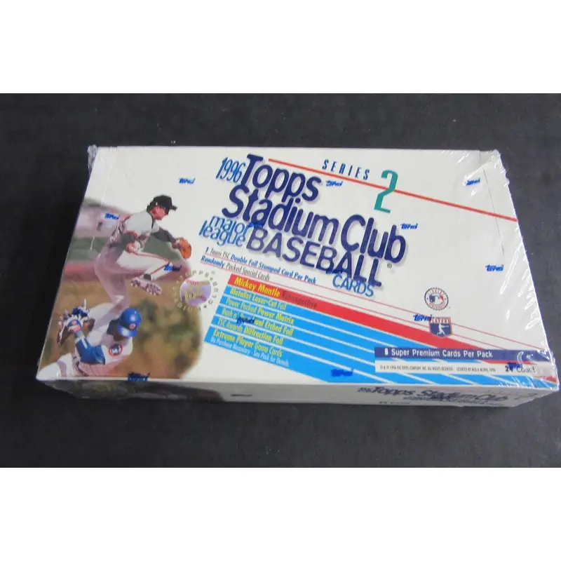 1996 Topps Stadium Club Baseball Series 2 Box (24/8)