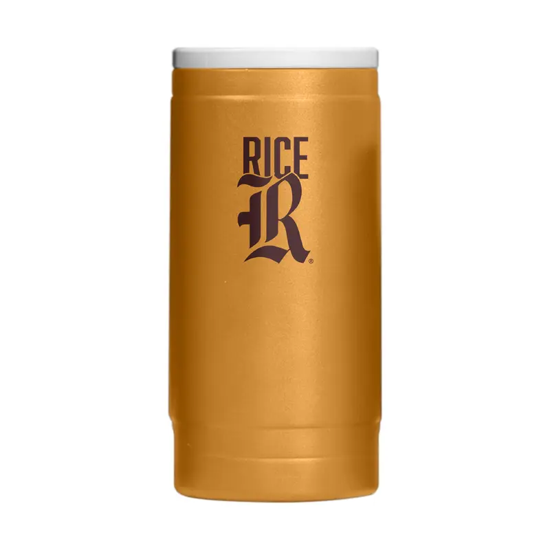 Rice 12oz Oak Huddle Powdercoat SlimCan Coolie