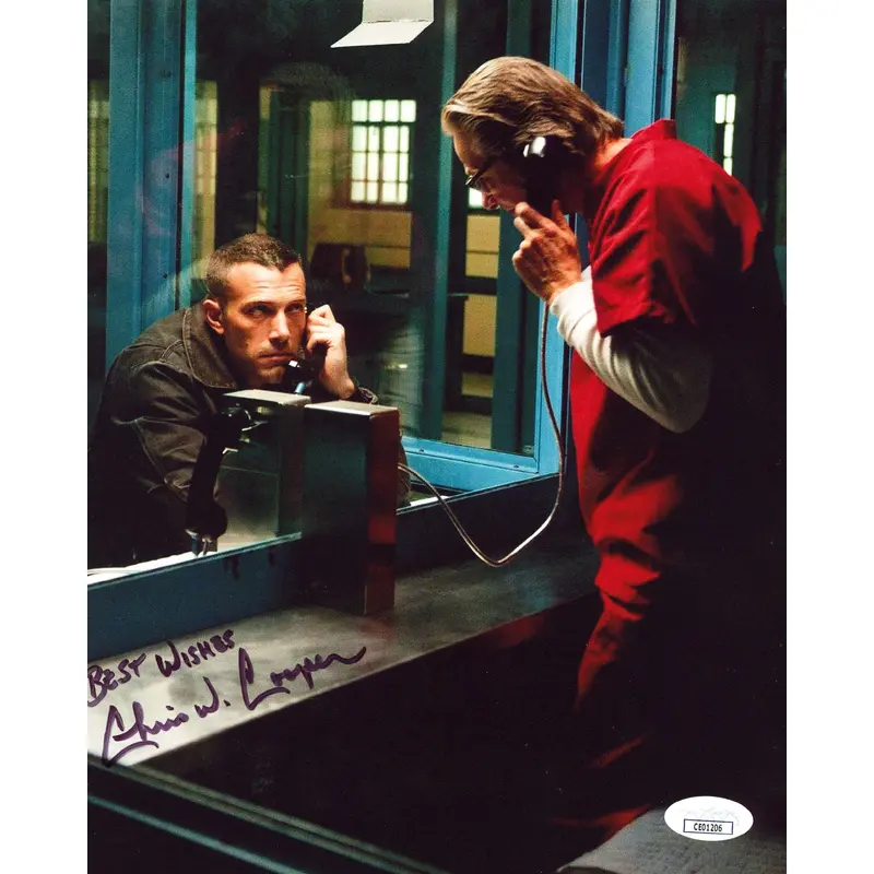 Chris Cooper The Town "Best Wishes" Authentic Signed 8x10 Photo JSA #CE01206