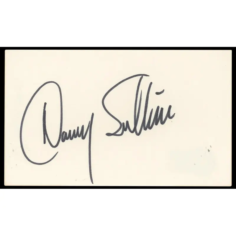 Danny Sullivan Authentic Signed 3x5 Index Card Autographed BAS #BN33231
