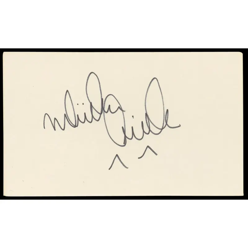 Mdchen Amick Twin Peaks Signed 3x5 Index Card Autographed BAS #AD70385