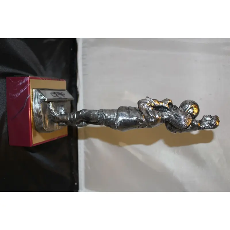 Larry Bird Autographed Michael Ricker Pewter Statue 209/510