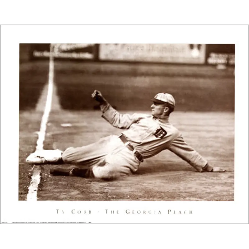 Ty Cobb "The Georgia Peach" (c.1918) Detroit Tigers Premium Poster - NYGS