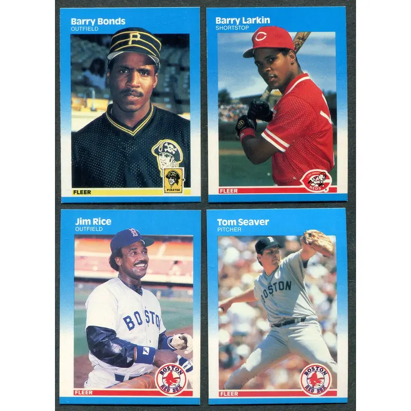 1987 Fleer Baseball Complete Set NM NM/MT (660) (24-675)