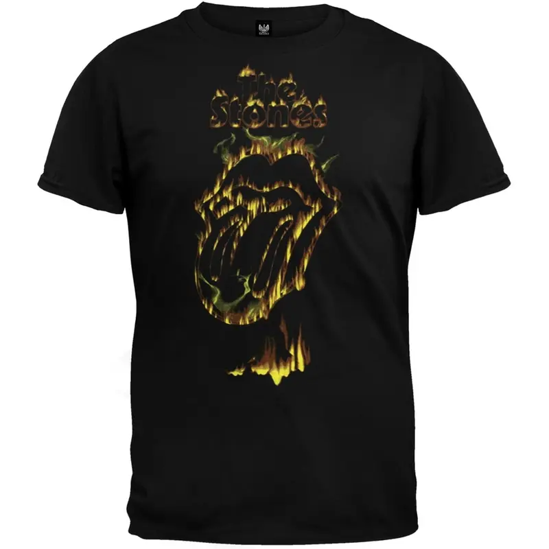 Rolling Stones - Flaming Tongue Soft T-Shirt